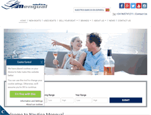 Tablet Screenshot of nauticamengual.com